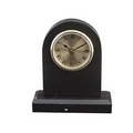 Large Tomb Clock w/ Base (Jet Black)